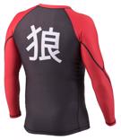 Okami Born Red Rashguard-black